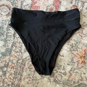 Black Swimsuit High Waist Bottoms